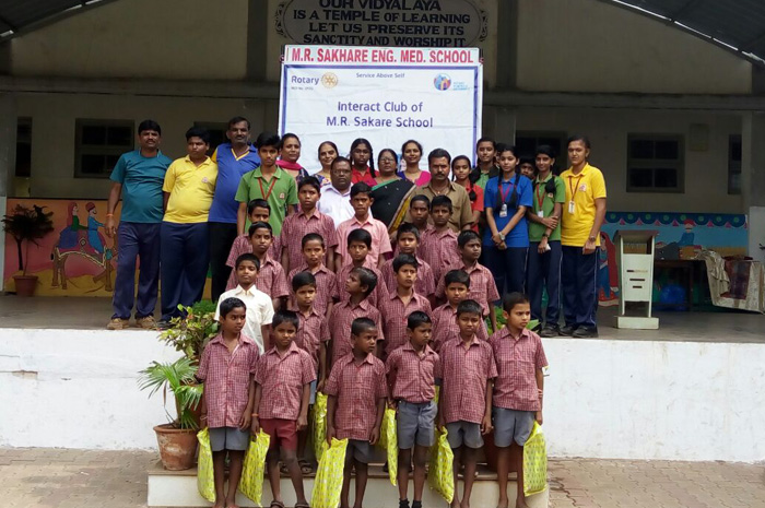 Interact Club of M.R Sakare School